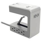 Protect It 6-Outlet Surge Protector Desk Clamp with 2 USB Ports and 1 USB-C Port