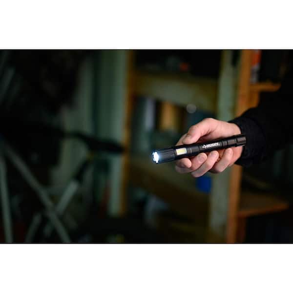 Husky - 100 Lumens LED Penlight with Side Light (2-Pack)