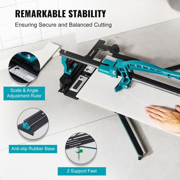 SKYSHALO Manual Tile Cutter 48 in. Tile Cutter with Carbide