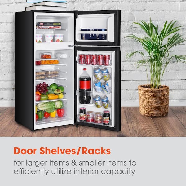 Magic Chef 18.5 in. W, 4.5 cu. ft. 2-Door Mini Refrigerator, with
