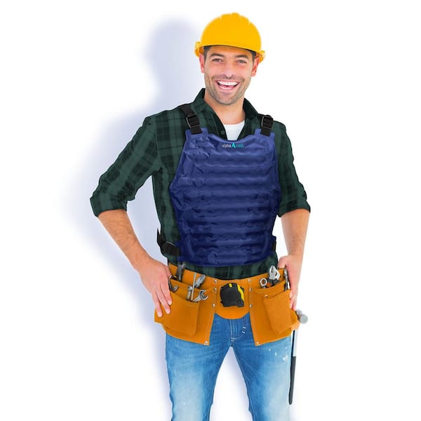 ALPHACOOL Unisex 1-Size Navy Polar Cooling Ice Vest AC-NIV-N