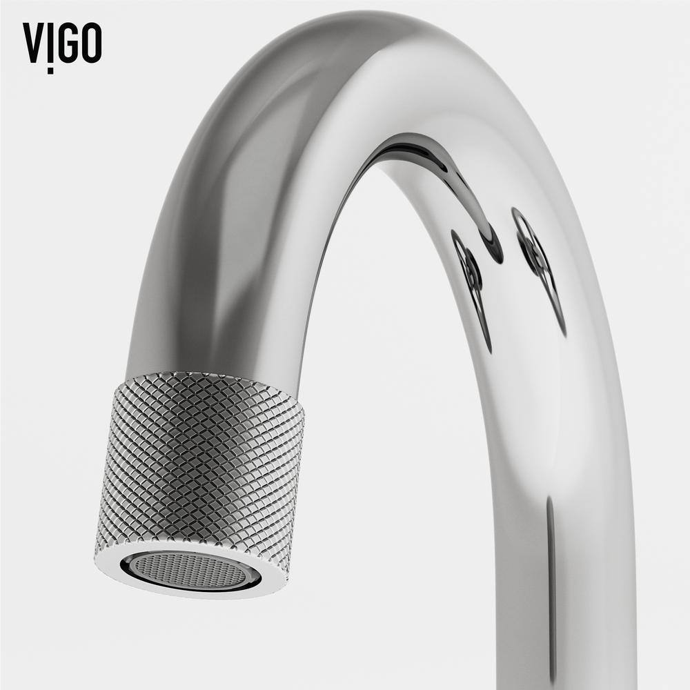 Wythe Chrome 8.5" Widespread Bathroom Faucet with Two Handles