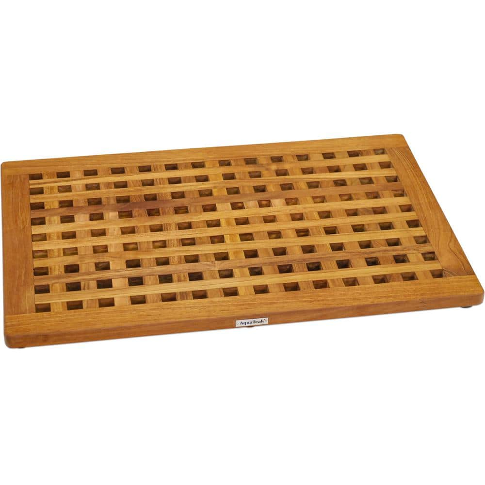 Teak deals shower mats