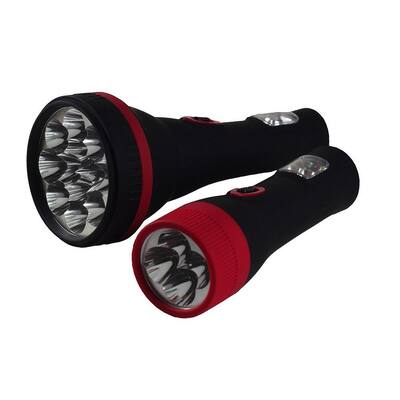 LED Rechargeable Flashlight (2-Pack)