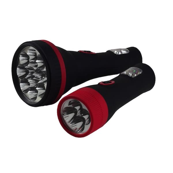 GoGreen Power LED Rechargeable Flashlight (2-Pack)