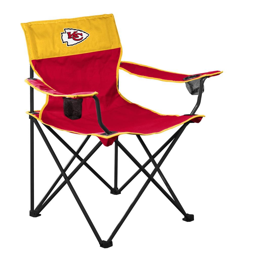 Logobrands Kansas City Chiefs Big Boy Metal Lawn Chair 616 11 The Home Depot