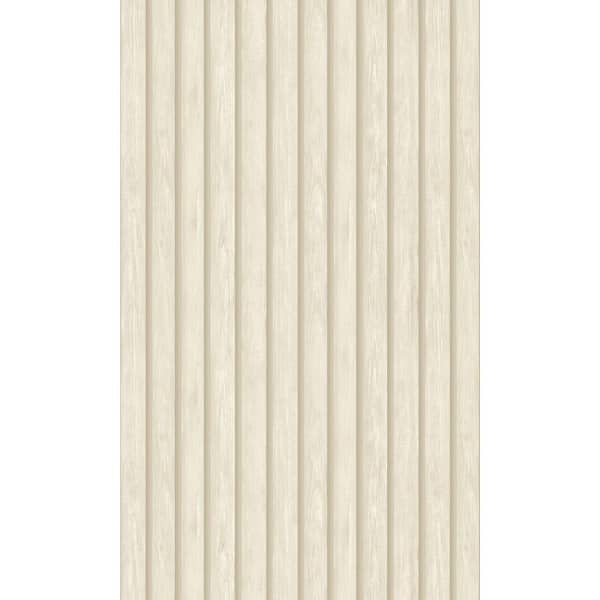 Walls Republic Natural Geometric Stripes faux Wood Shelf Liner Non-Woven Wallpaper Double Roll (57 sq. ft.)