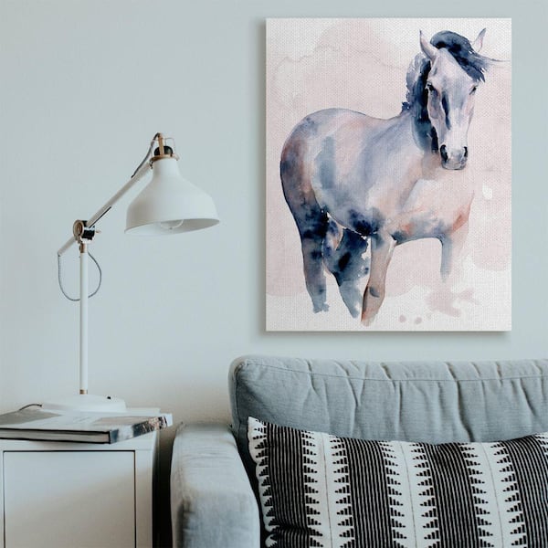 Unicorn horse animal canvas print framed photo picture wall artwork h36 