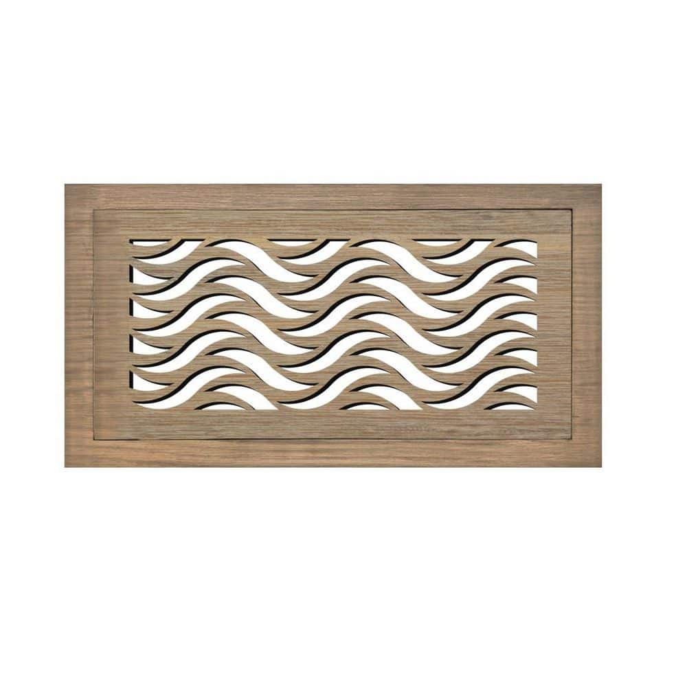 Hardwood Floor Register, Duct Opening 6X12 (Overall 9x15) - Waves Design price history on PriceWatchPro