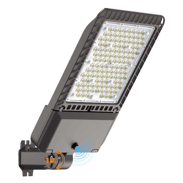 340-Watt Equivalent Outdoor Integrated LED Parking Lot Area Light 85000LM 6000K Dusk-to-Dawn IP65 Street Light (1-Pack)
