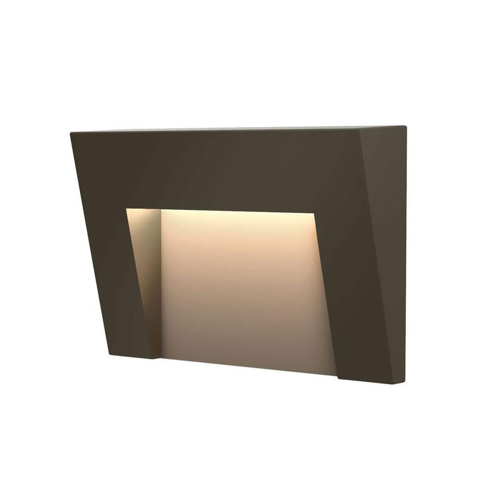 Bronze 4.5" LED Pathway Light with Etched Glass
