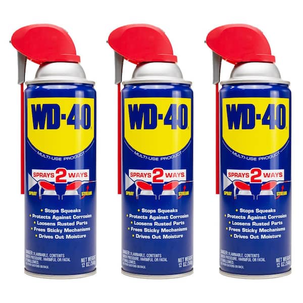 12 oz. Classic Formula, Multi-Purpose Lubricant Spray with Smart Straw (3-Pack)