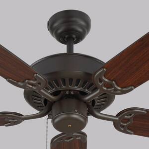 Haven 52 in. Indoor Bronze Ceiling Fan with Dual Finished Blades