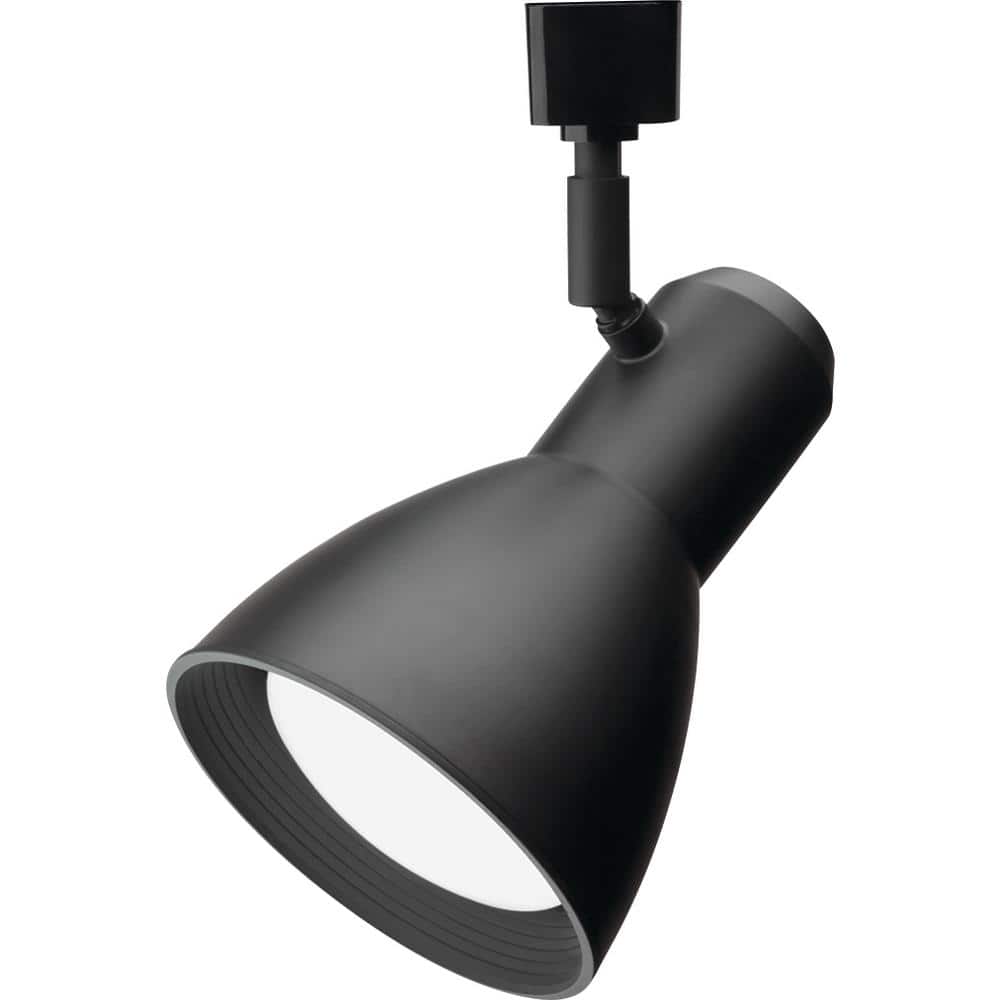 Matte Black Integrated Step Head Track Light