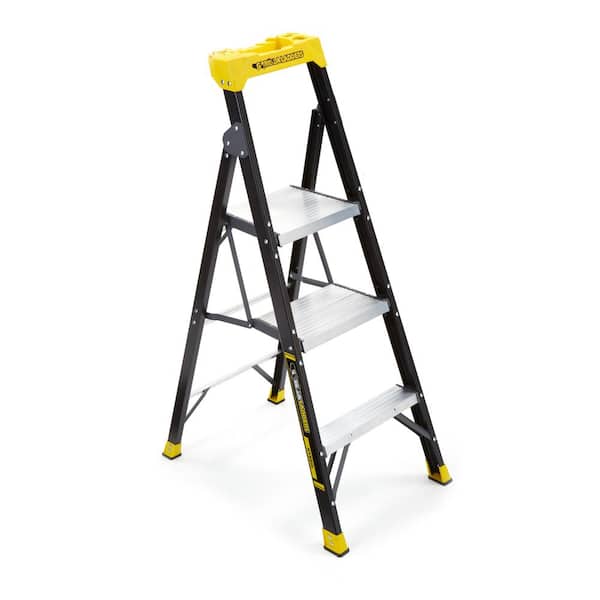 Gorilla Ladders 4.5 ft. Fiberglass Hybrid Ladder with 250 lb. Load Capacity Type I Duty Rating