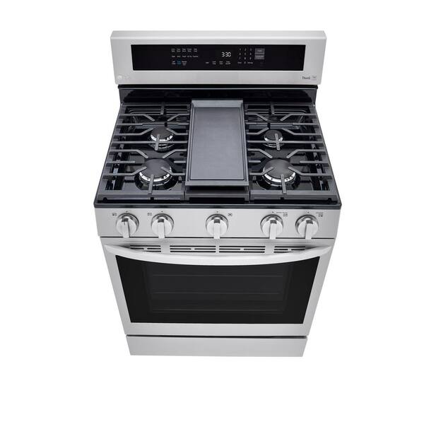 lg gas range griddle