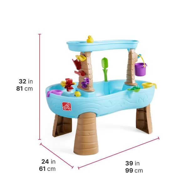 Step2 Rain Showers Backyard Splash Toddler Water Table with