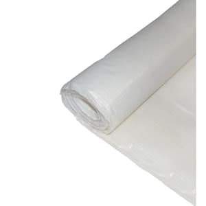 10 ft. X 100 ft. Woven Reinforced String Plastic Sheeting Great for Vapor barrier, crawl space under Floor