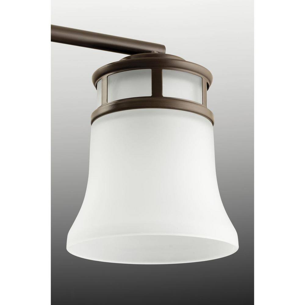 Cascadia Antique Bronze 8" Bath Vanity Light