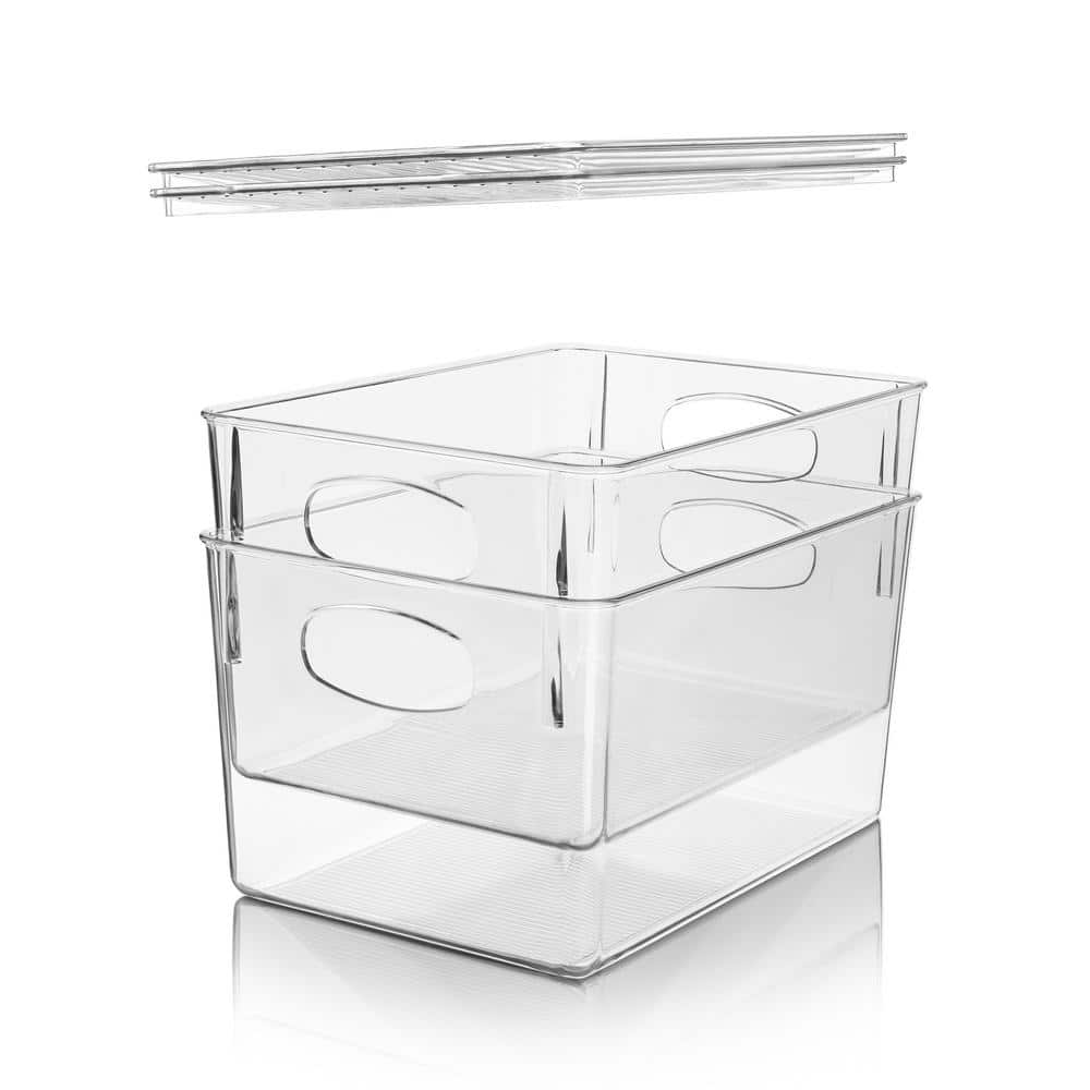 Plastic Food Storage Container with Lids (2-Pack) price history on PriceWatchPro
