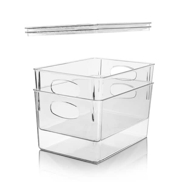 Plastic Food Storage Container with Lids (2-Pack)