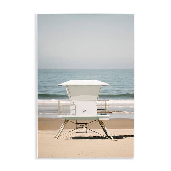 Stupell Industries Surf Shack on Shore by Crystal Lynn Collins Unframed Coastal Graphic Art Print 15 in. x 10 in.