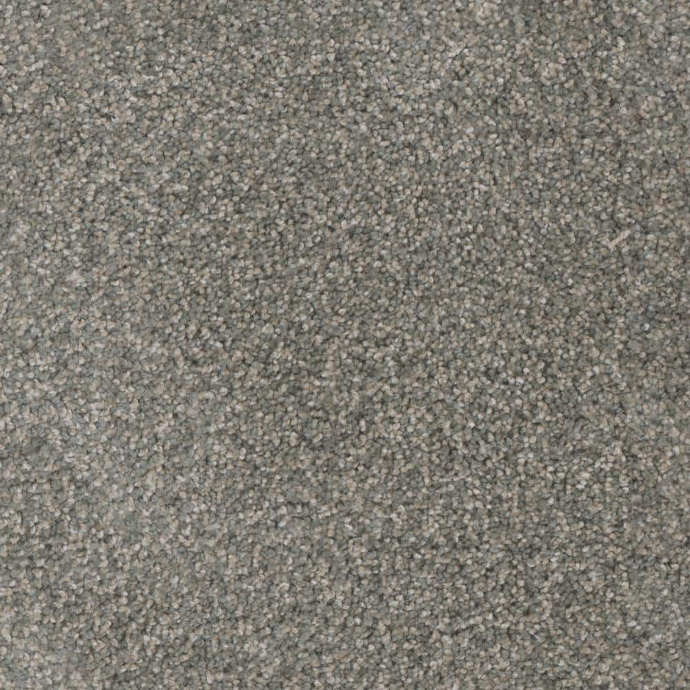 Home Decorators Collection Affectionate I - Embrace - Green 40 oz. SD  Polyester Texture Installed Carpet H5176-422-1200 - The Home Depot