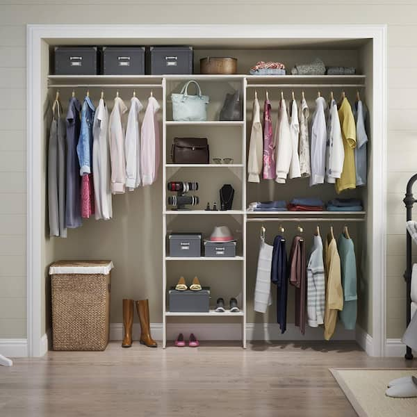 6 Shelf Hanging Closet Organizer Gray - Room Essentials™