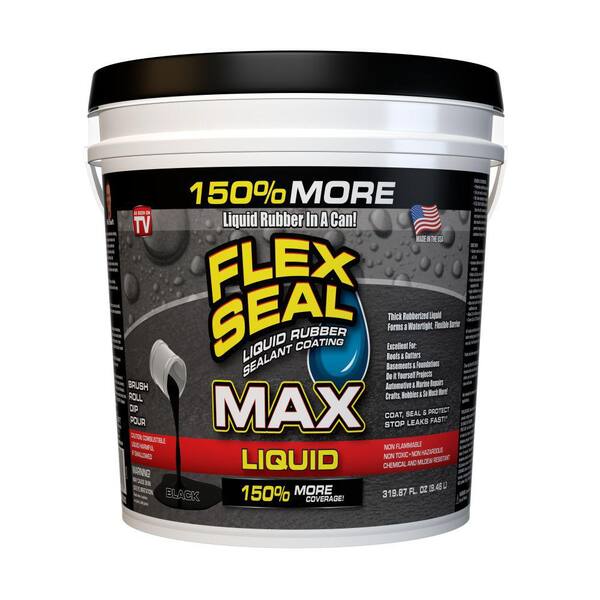 FLEX SEAL FAMILY OF PRODUCTS Flex Seal Liquid MAX Black 2.5 Gal. Liquid