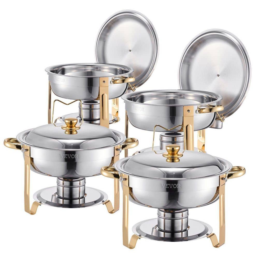9 qt. Silver Stainless Steel Butter Dishes