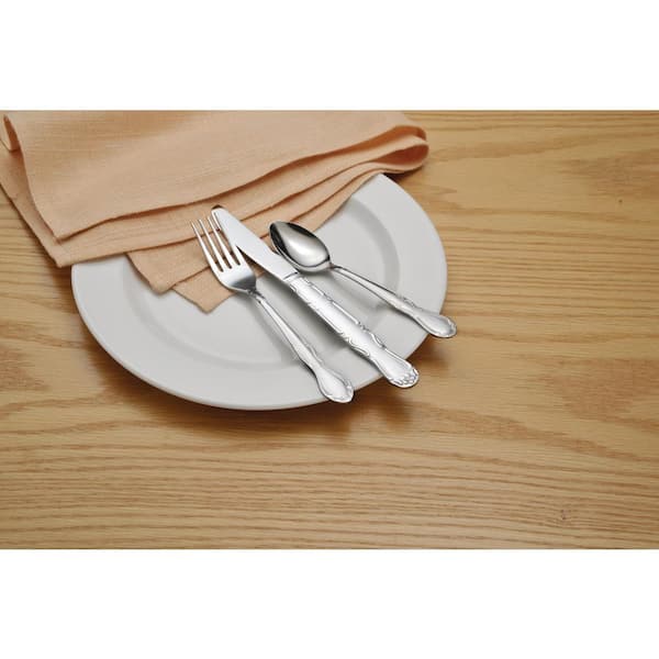 Melinda III 18/0 Stainless Steel Teaspoons (Set of 36)