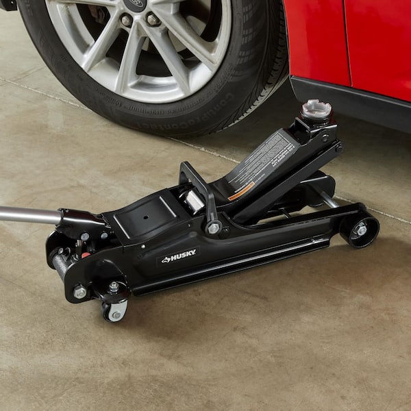 Husky 2-1/2-Ton Low Trolley Jack with Quick HD7024A - The Home Depot