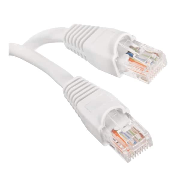 Commercial Electric 100 ft. CAT6 Ethernet Cable in White