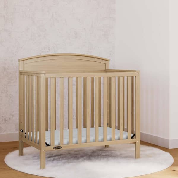 Benton Driftwood 4-in-1 Convertible Mini Crib