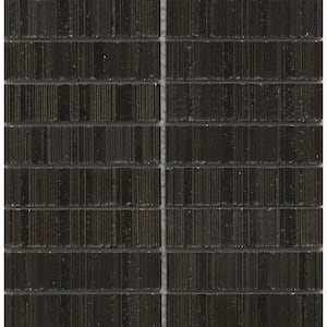 Newtro Red 12 in. x 12 in. in. Glossy Ceramic Mosaic Wall Tile (14.24 sq ft /Case)