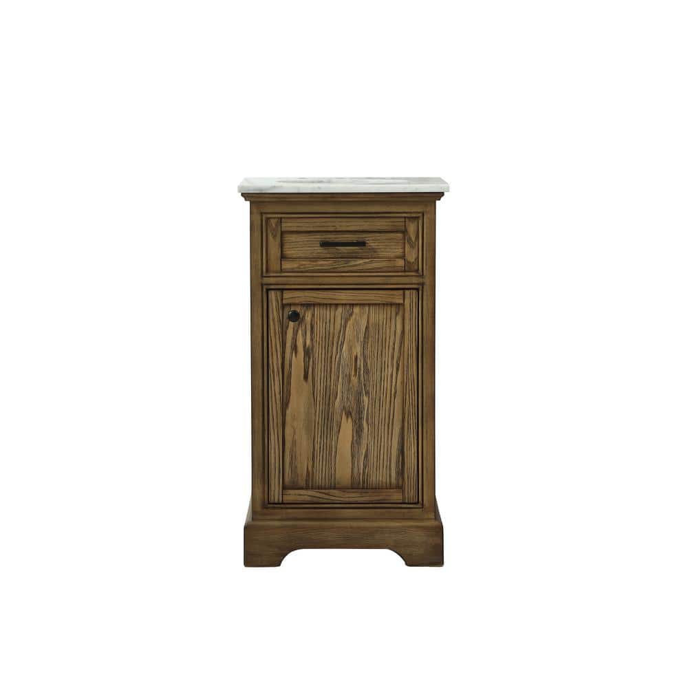 Timeless Home 19 in. W x 19 in. D x 35 in. H Single Bathroom Vanity in Drif