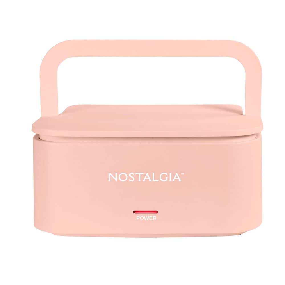 Nostalgia Cranberry 32 oz. Portable Heated Lunch Box NLB4CB - The