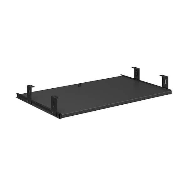 Affirm 27.087 in. Black Computer Desk Keyboard Shelf 426464 - The Home ...