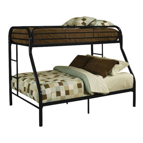 Acme Furniture Tritan Black Twin Over, Queen Full Twin Bunk Bed