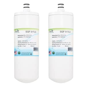 SGF-517LS Replacement Commercial Water Filter Cartridge for CFS 517LS, (2-Pack)
