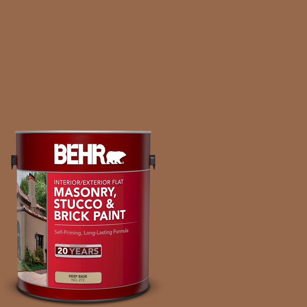 1 gal. #S230-7 Toasted Bagel Flat Interior/Exterior Masonry, Stucco and Brick Paint price history on PriceWatchPro