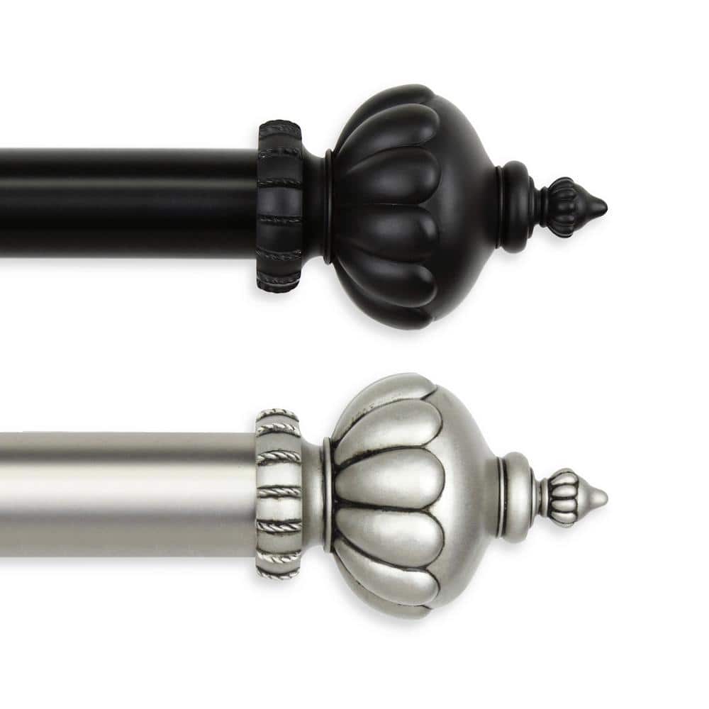Imperial 1.5 in. Dia 22 ft. L Non-Telescoping Single Curtain Rod in Black price history on PriceWatchPro