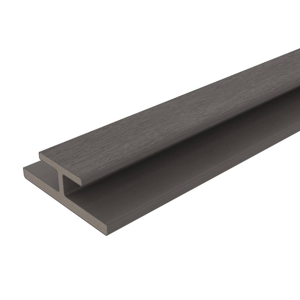 All Weather System 3.1 in. x 1.0 in. x 8 ft. Composite Siding Butt Joint Trim in Argentinian Silver Gray price history on PriceWatchPro