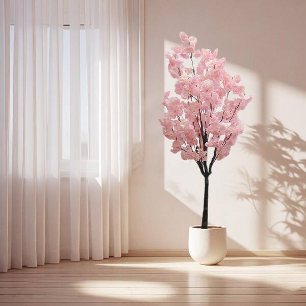 Garvee 3.9 FT Artificial Trees, Cherry Blossom Flowers Trees With
