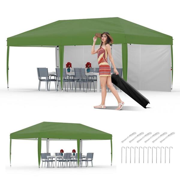 Garvee 20 ft. x 10 ft. Instant Pop Up Canopy Tent Sun