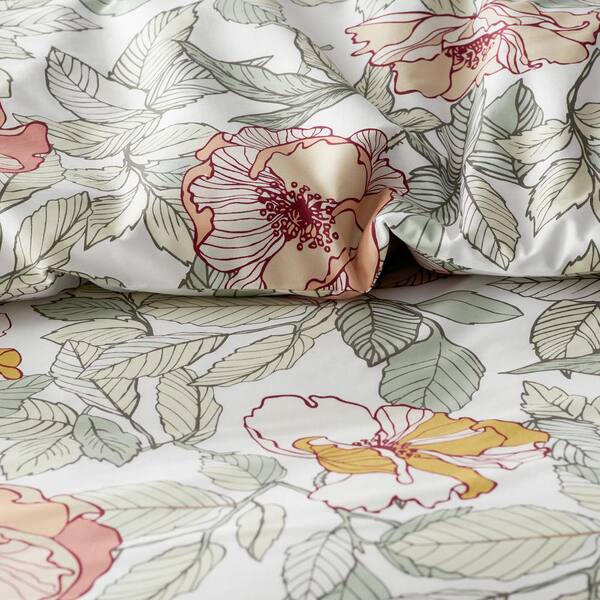 The Company Store Company Cotton Begonia Percale Multi-Colored Twin Cotton  Comforter 50877E-T-MULTI - The Home Depot