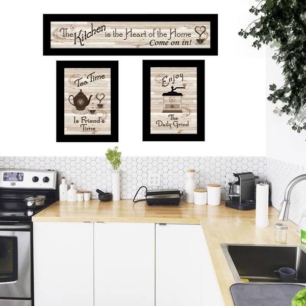 Trendy Decor 4U "Kitchen Friendship Collection III" by Millwork Engineering Framed Wall Art