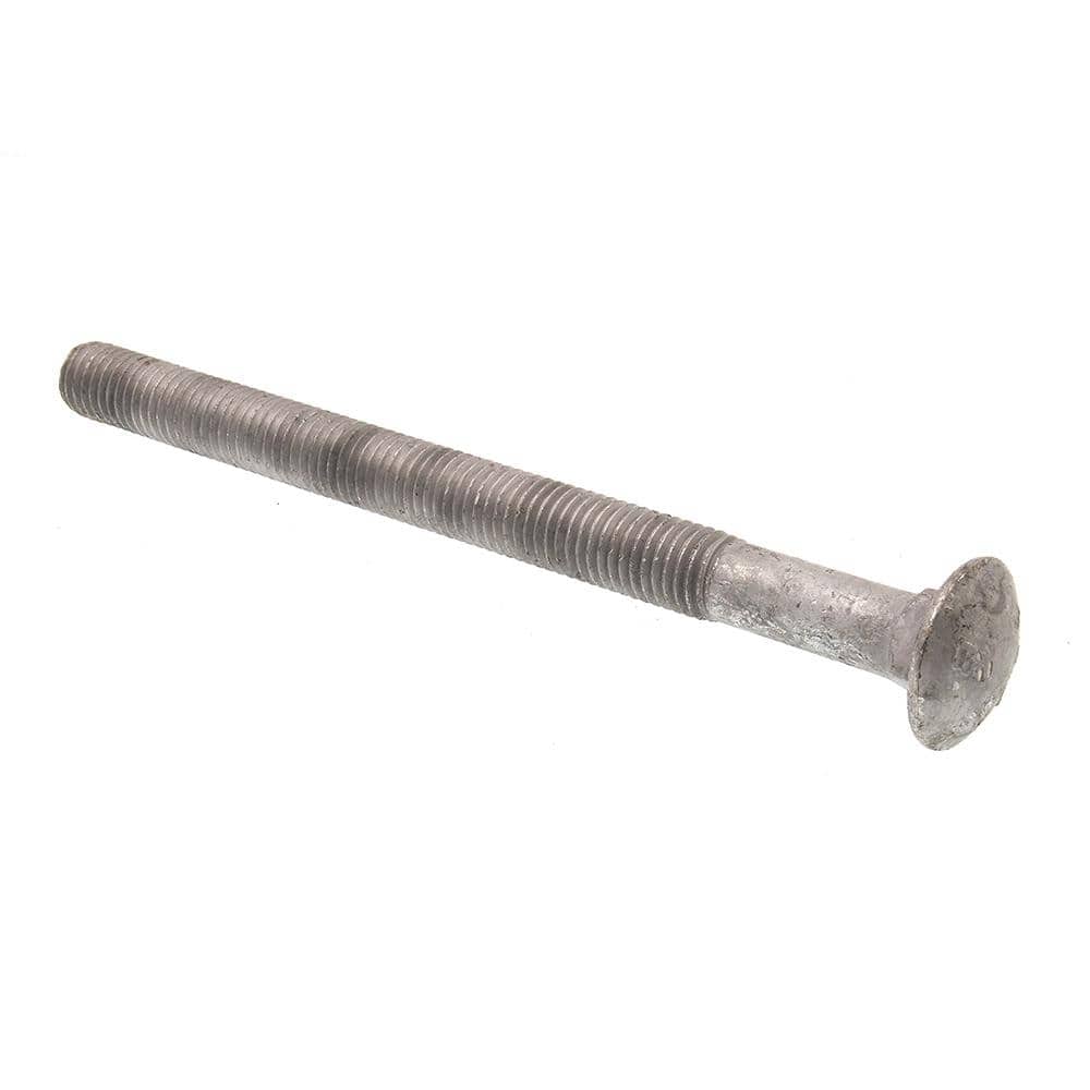 5/8 in.-11 x 8 in. A307 Grade A Hot Dip Galvanized Steel Carriage Bolts (10-Pack) price history on PriceWatchPro