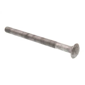 5/8 in.-11 x 8 in. A307 Grade A Hot Dip Galvanized Steel Carriage Bolts (10-Pack)
