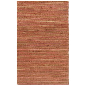 Cape Cod Rust Doormat 3 ft. x 5 ft. Striped Area Rug